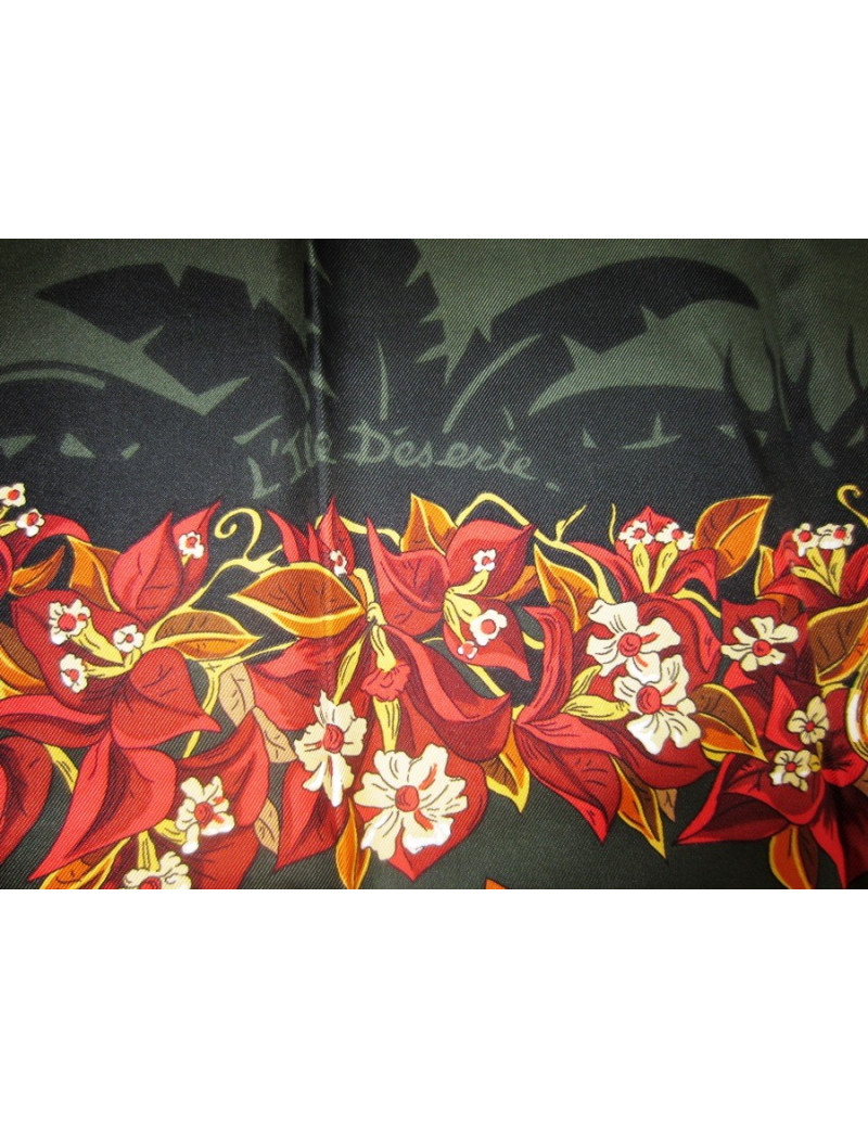 Foulard Carré Hermès "ile déserte"