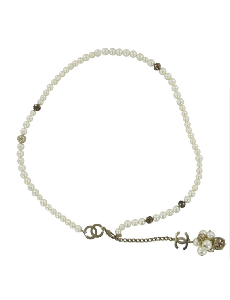 Ceinture sautoir perles nacrées CHANEL