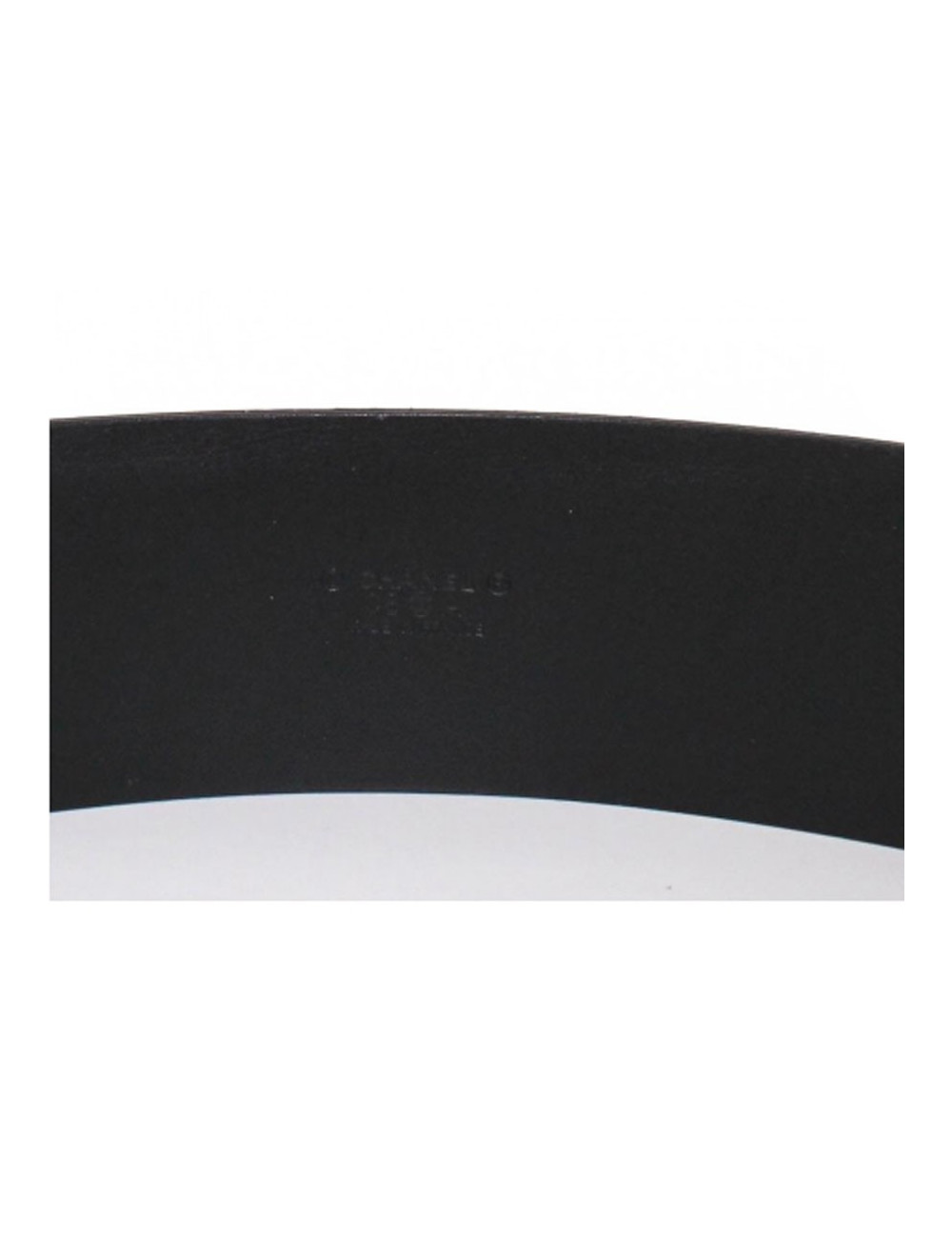 CHANEL belt loop black velvet jewel black and silver calfskin