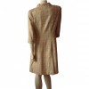CHANEL beige tweed coat