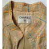 CHANEL beige tweed coat