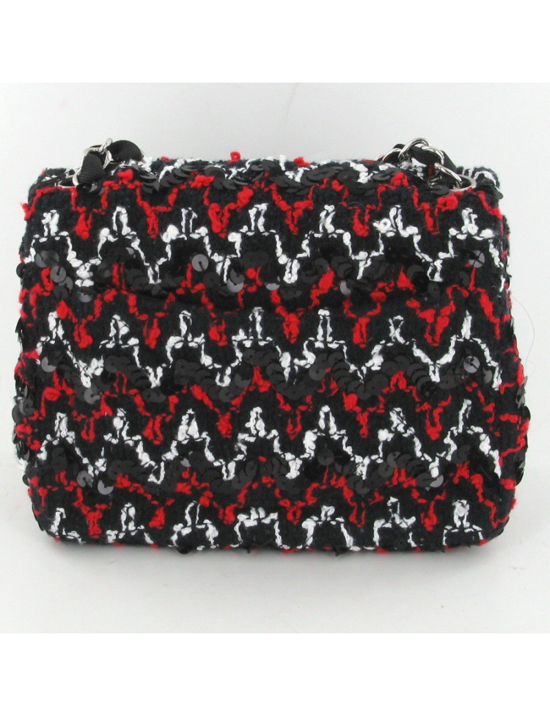 Sac tweed et sequins CHANEL