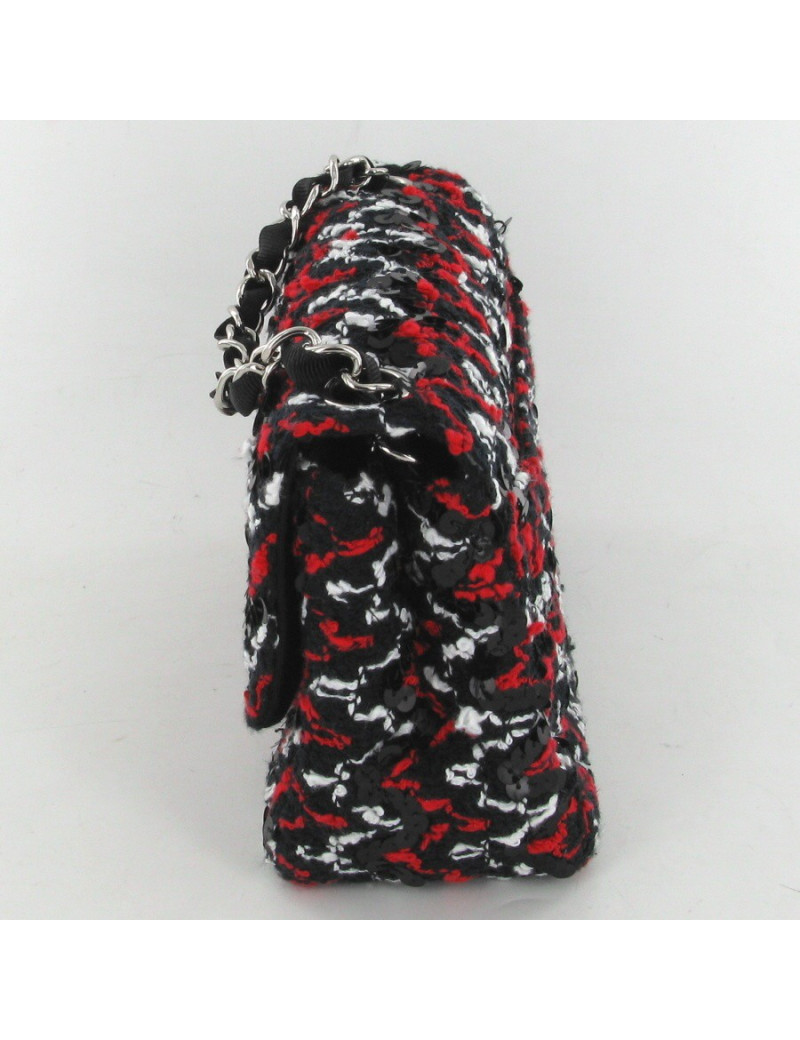 Sac tweed et sequins CHANEL