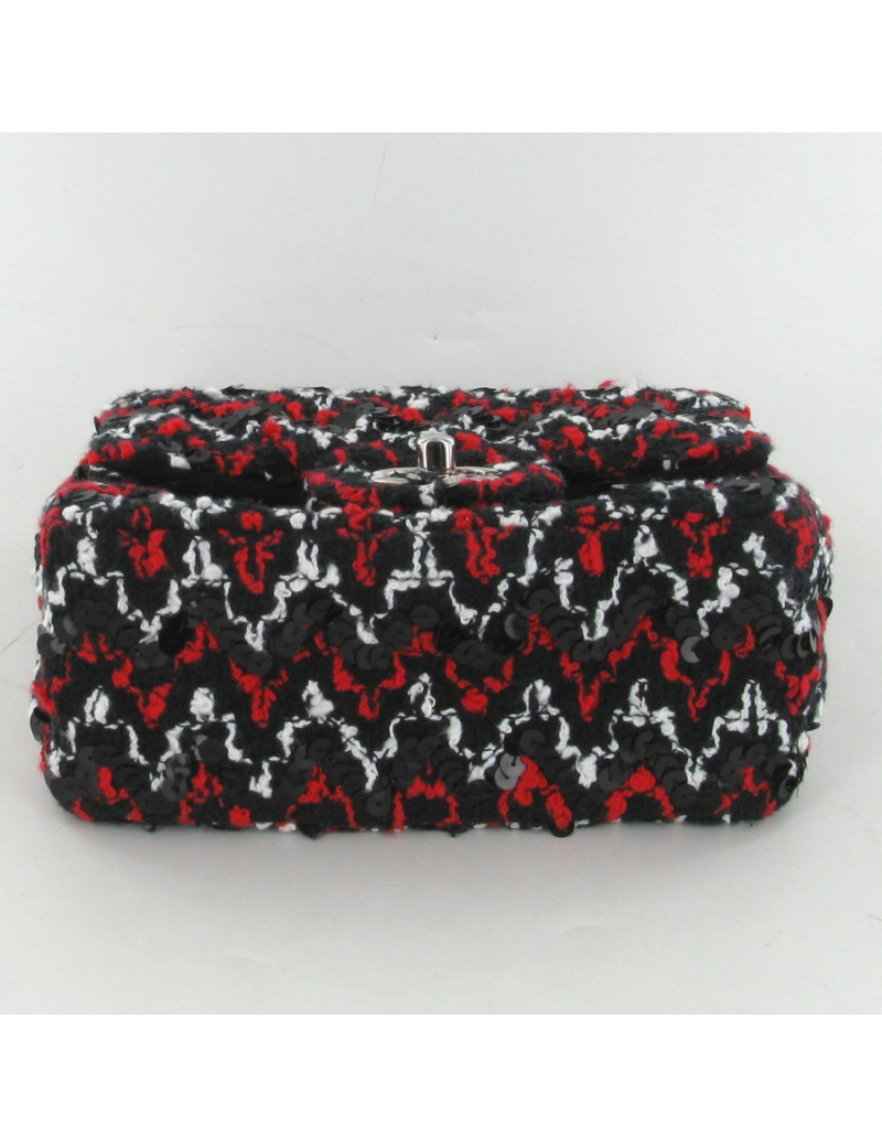 Sac tweed et sequins CHANEL