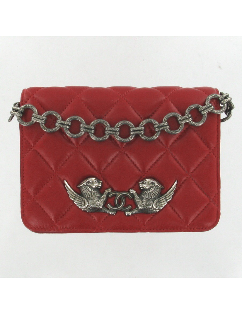 Petit sac  agneau matelassé CHANEL