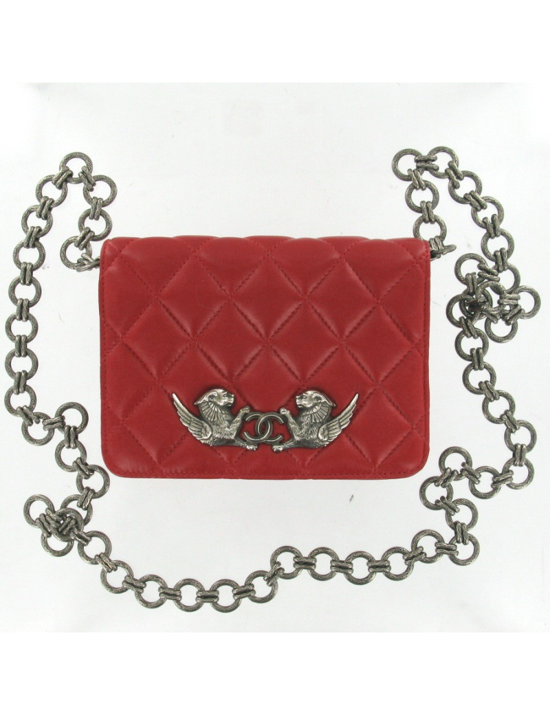 Petit sac  agneau matelassé CHANEL