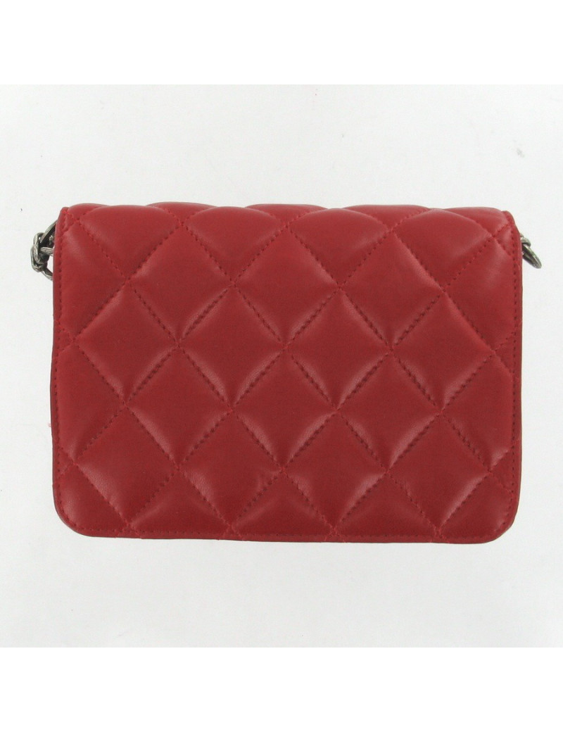 Petit sac  agneau matelassé CHANEL