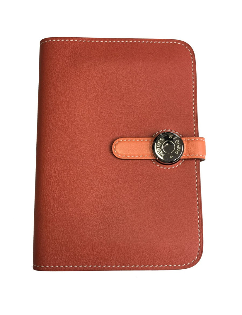 Portefeuille HERMES Dogon bicolore