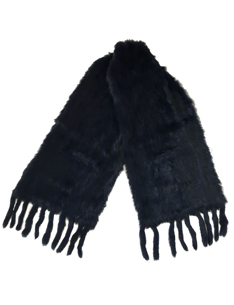 Echarpe SANS MARQUE lapin bleu marine