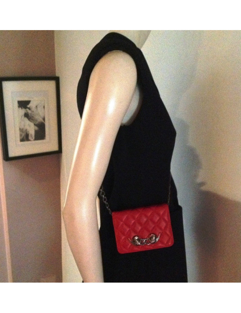 Petit sac  agneau matelassé CHANEL