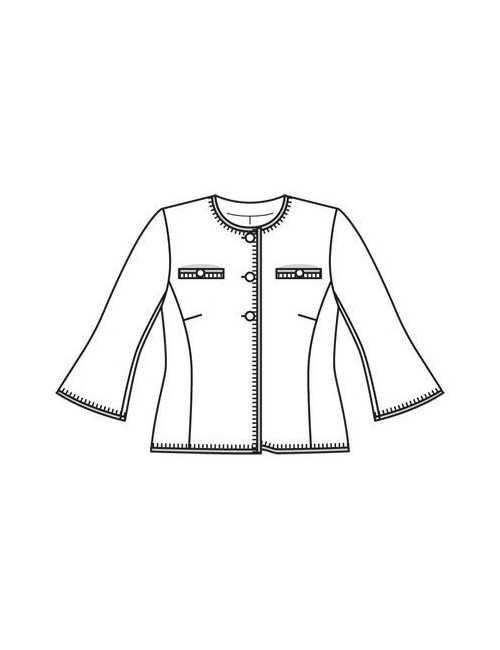 Veste CHANEL T44 FR "Paris-Versailles