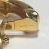 HERMES Vintage creoles clip-on earrings in gold plated metal