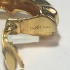 HERMES Vintage creoles clip-on earrings in gold plated metal