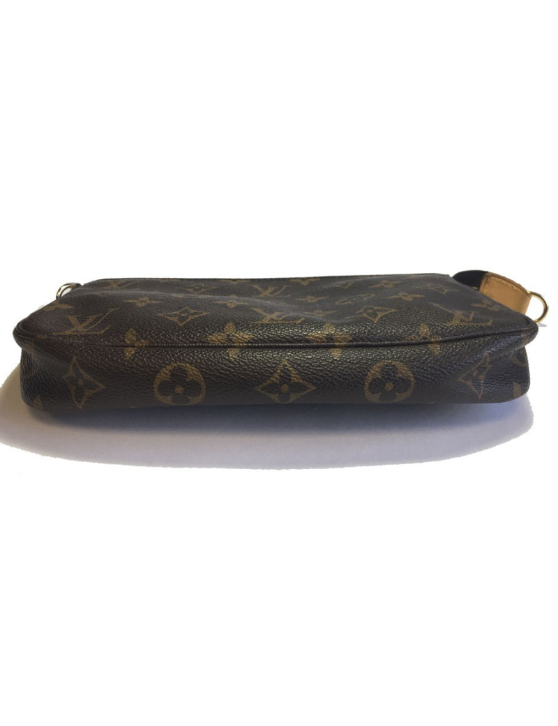 Pochette LOUIS VUITTON en toile monogram marron