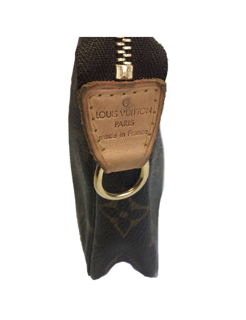 Pochette LOUIS VUITTON en toile monogram marron