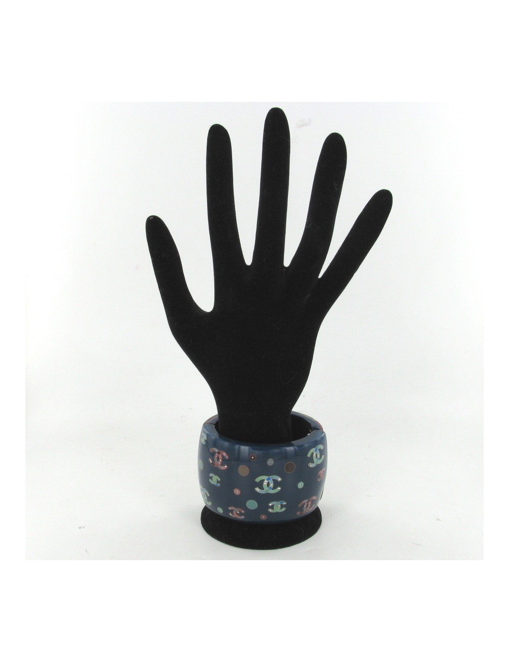 Manchette CHANEL CC multicolores