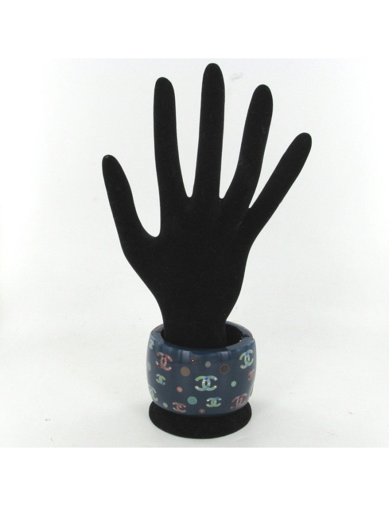 Manchette CHANEL CC multicolores