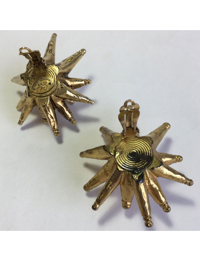 Boucles d'oreille  clips CHRISTIAN LACROIX Vintage