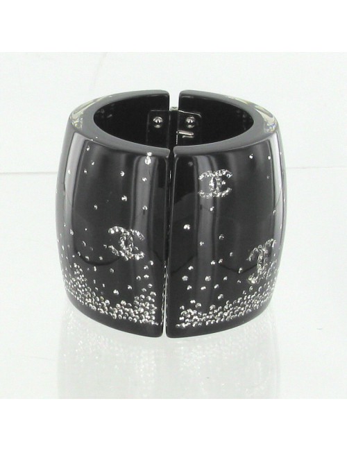 Manchette CHANEL strass et CC
