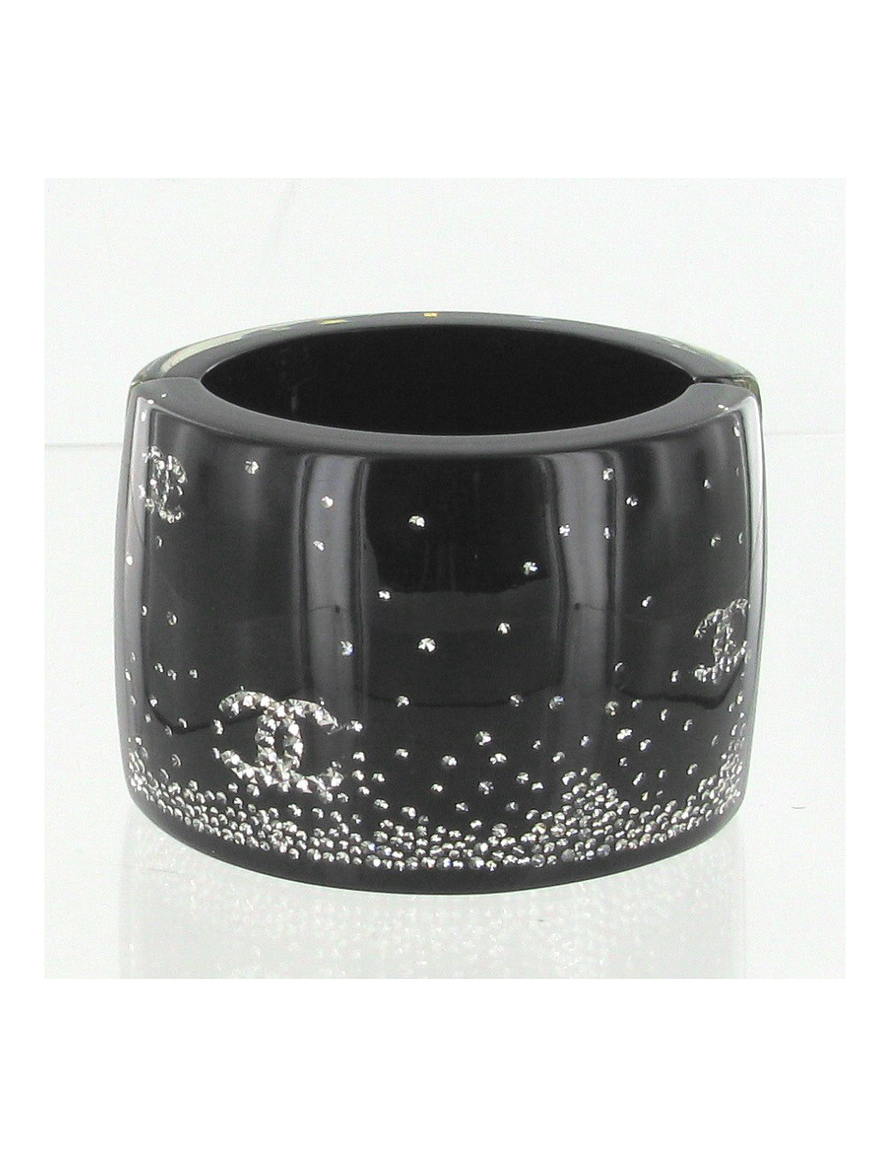 Manchette CHANEL strass et CC