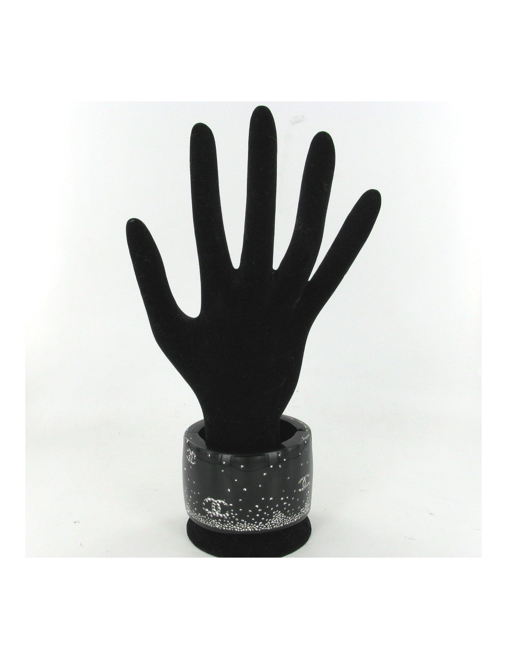 Manchette CHANEL strass et CC