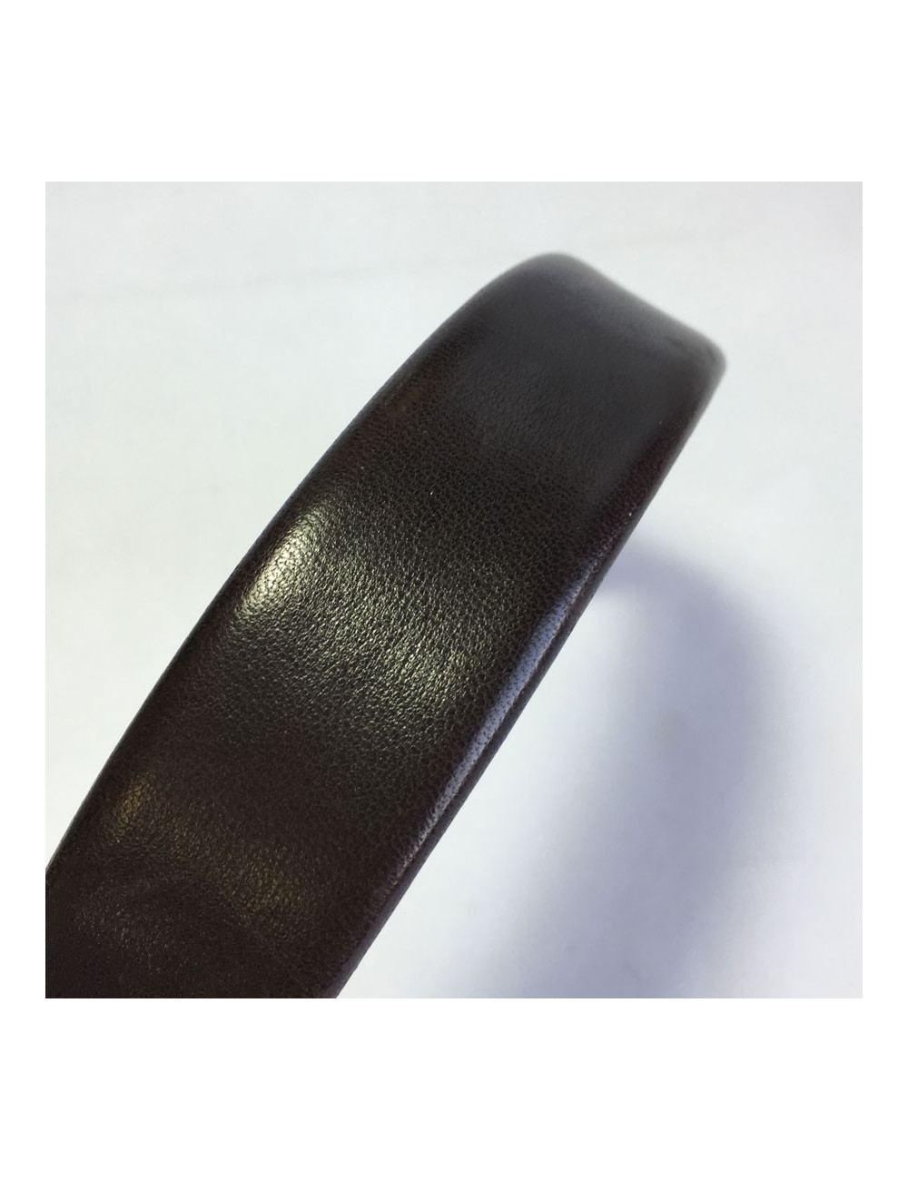 Serre-tête CHANEL en cuir marron