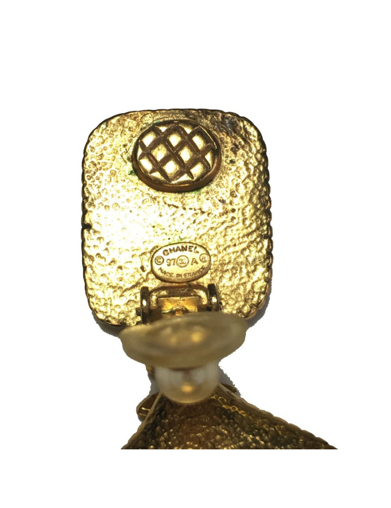 Boucles d'oreilles clips CHANEL Couture