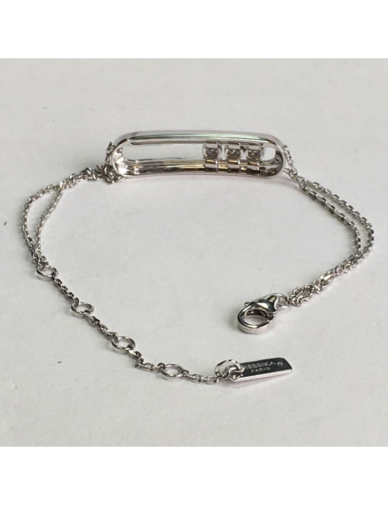 Bracelet 'Move' MESSIKA or blanc 750 et diamants