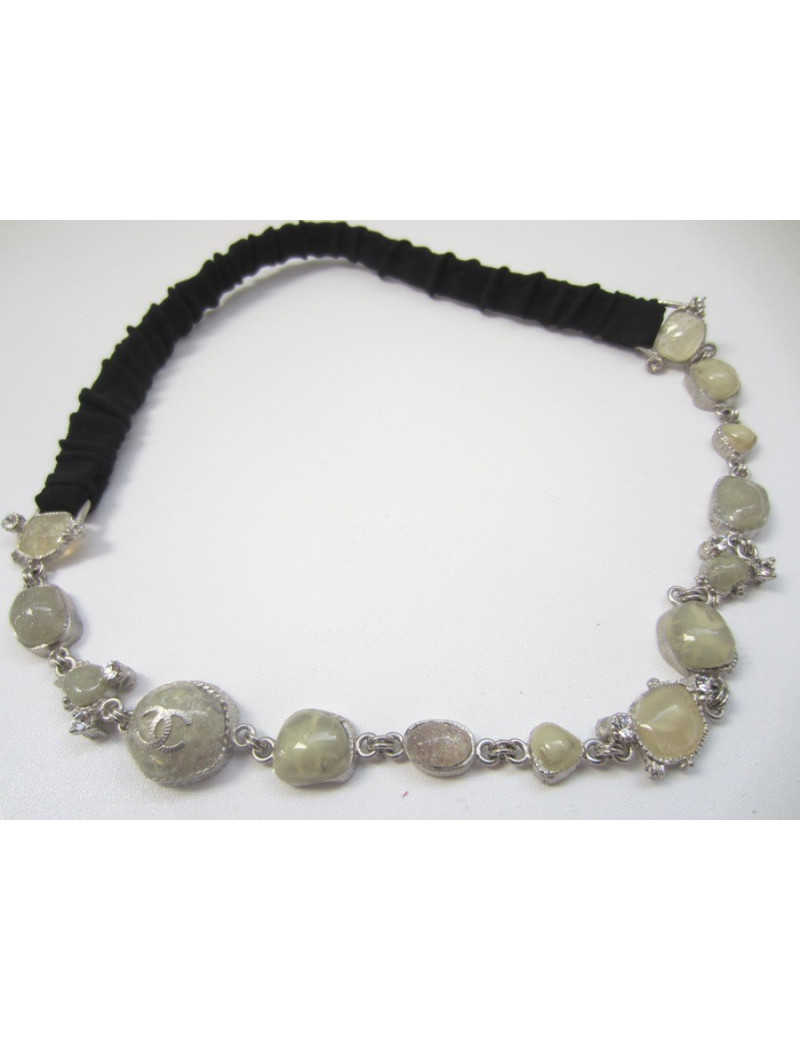 Serre-tête CHANEL en pâte de verre