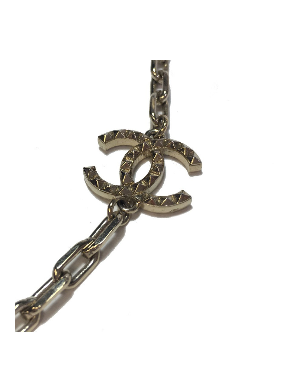 CHANEL chains and Pearly beads necklace