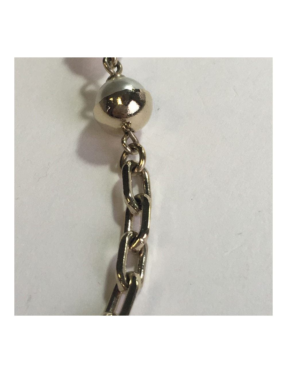 CHANEL chains and Pearly beads necklace