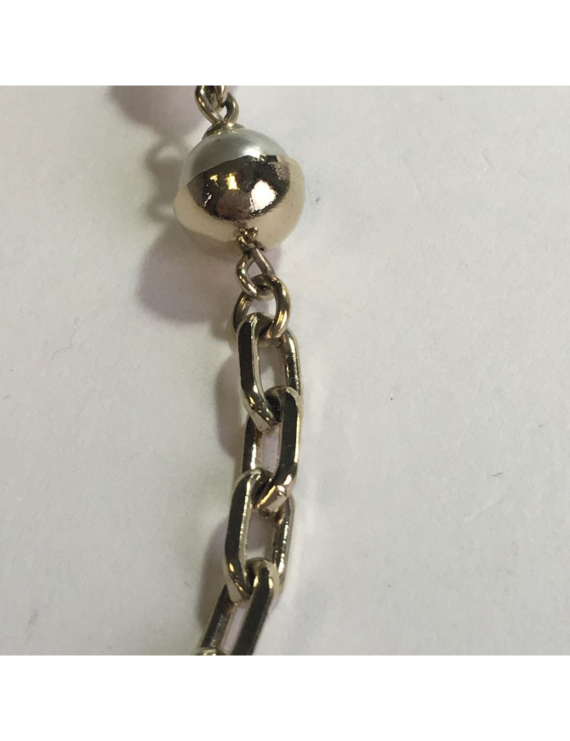 CHANEL chains and Pearly beads necklace