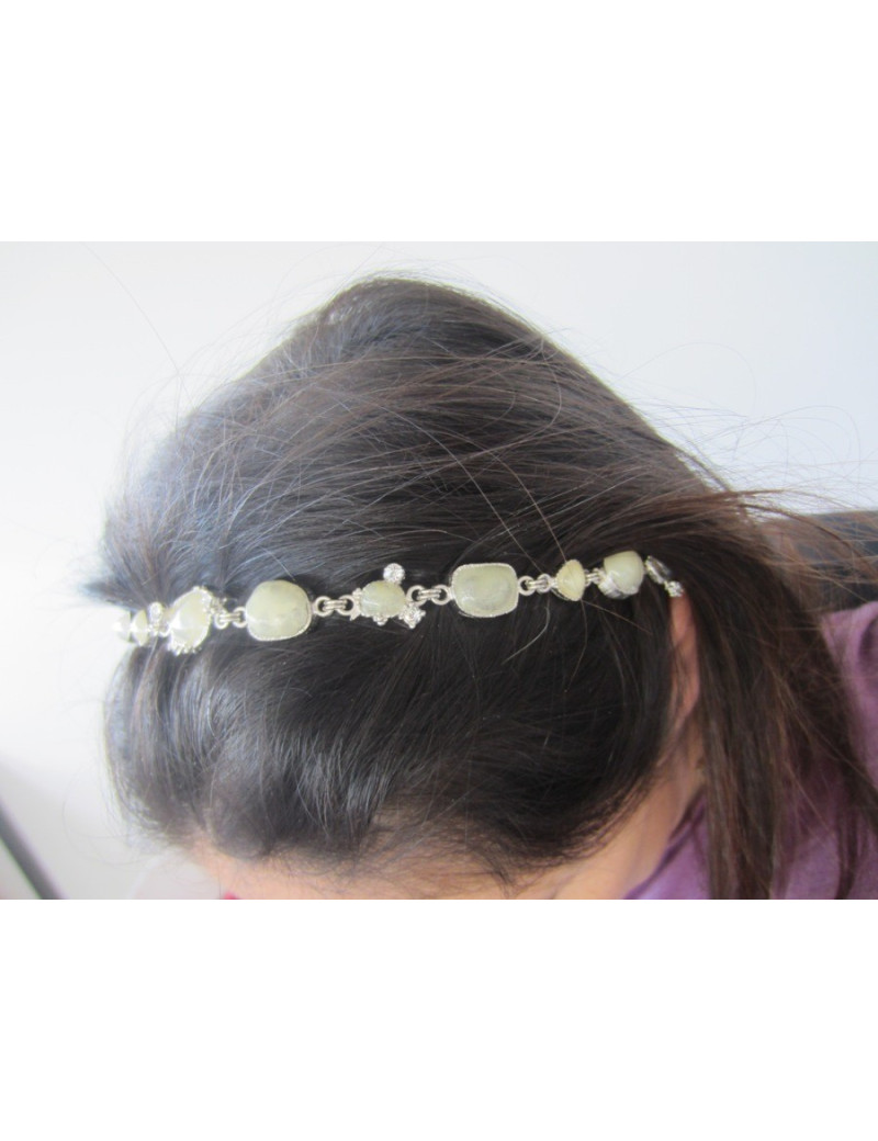 Serre-tête CHANEL en pâte de verre