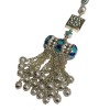 Collier "Paris-DubaïI" CHANEL en métal argenté, perles nacrées