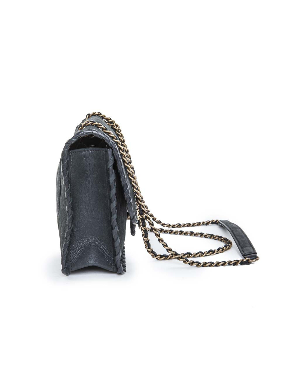 Sac CHANEL cuir matelassé noir