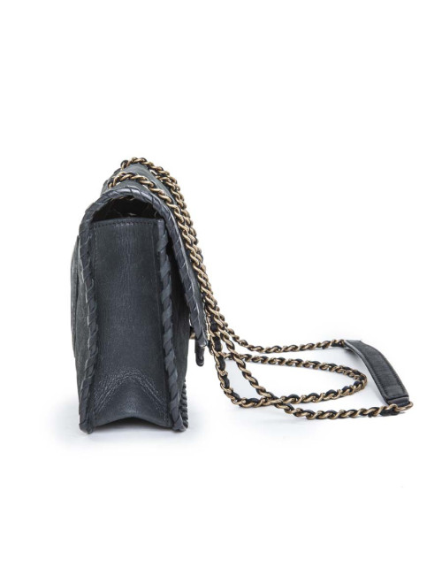 Sac CHANEL cuir matelassé noir