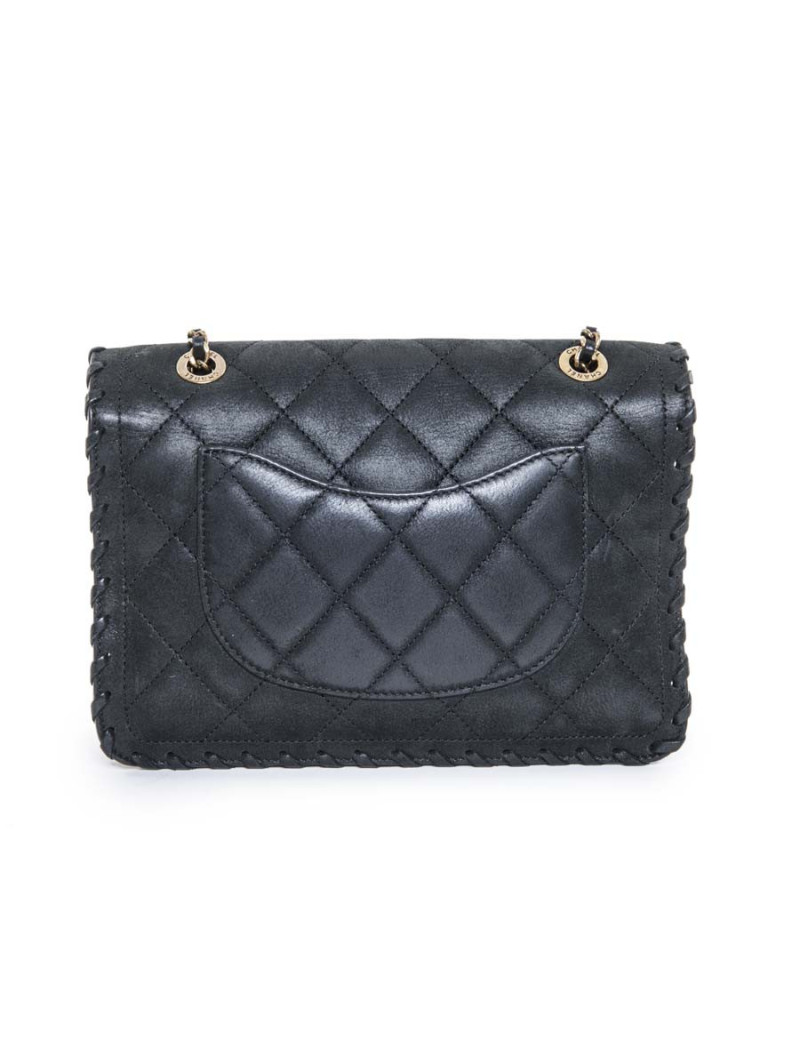 Sac CHANEL cuir matelassé noir