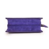 Vintage YSL YVES SAINT LAURENT clutch in purple velvet calfskin