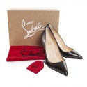 Shoes CHRISTIAN LOUBOUTIN T 38 "Pigalle" black leather