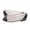 CHANEL ballerinas T 38.5 in Black patent leather and lace