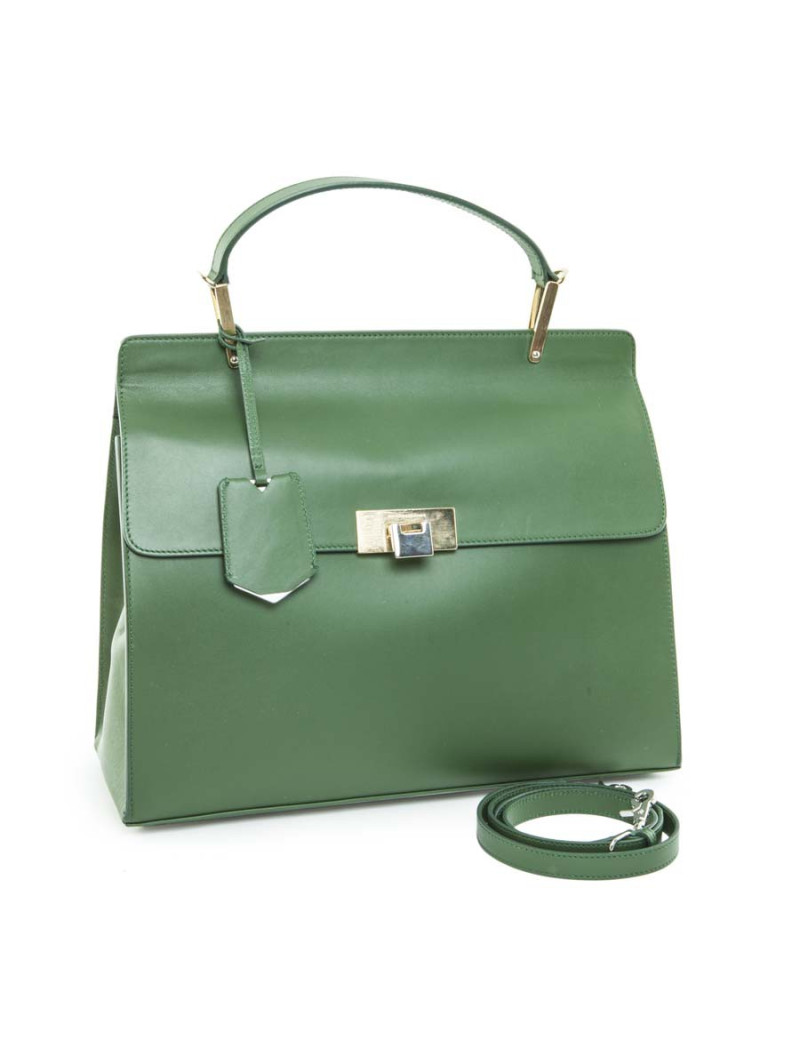 Sac BALENCIAGA cuir lisse vert