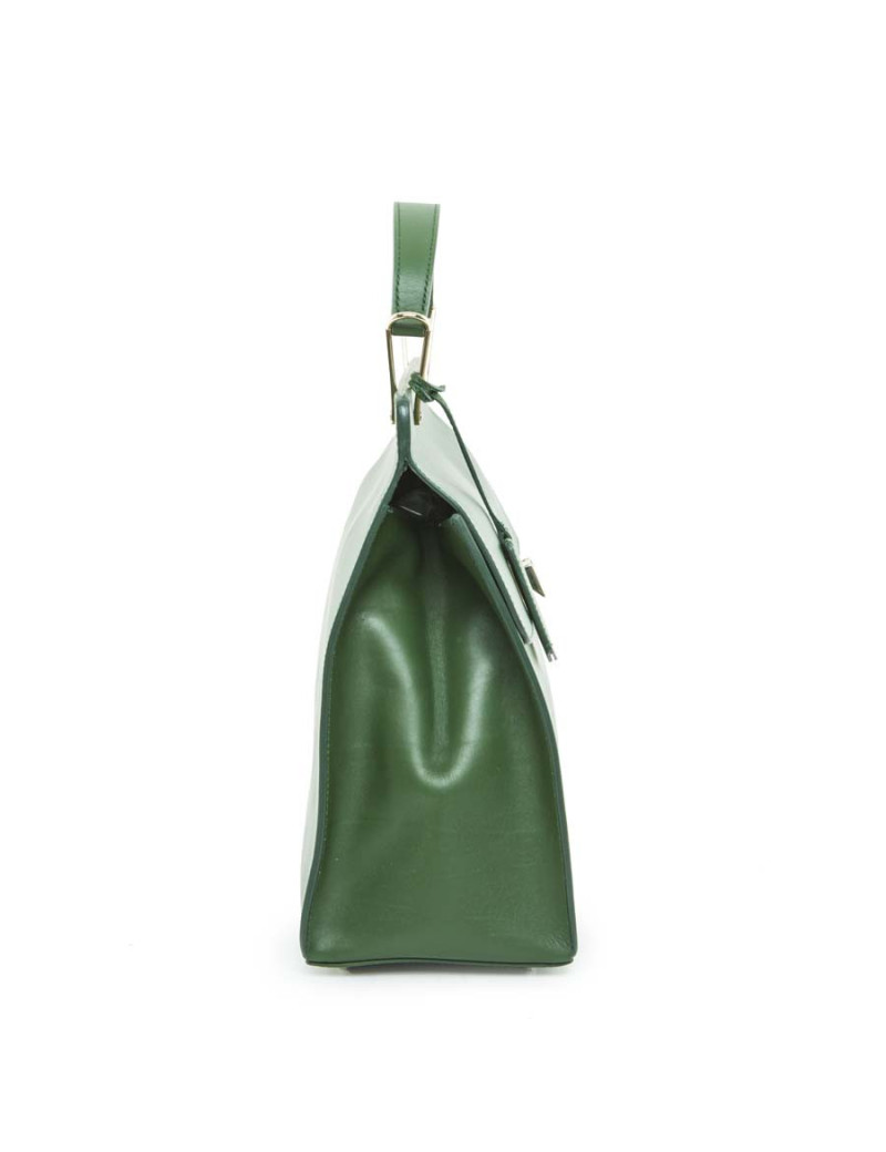 Sac BALENCIAGA cuir lisse vert