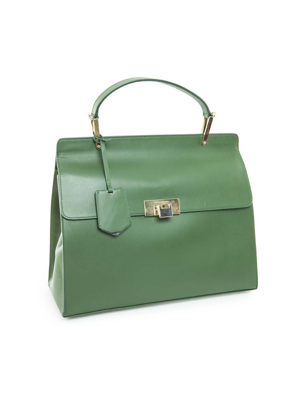 Sac BALENCIAGA cuir lisse vert