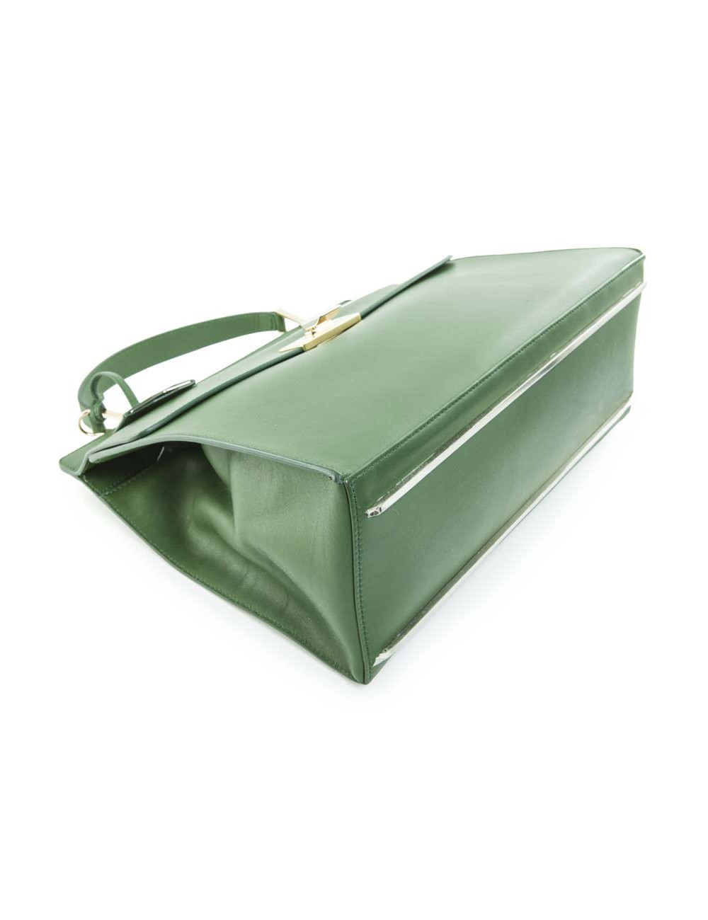 Sac BALENCIAGA cuir lisse vert