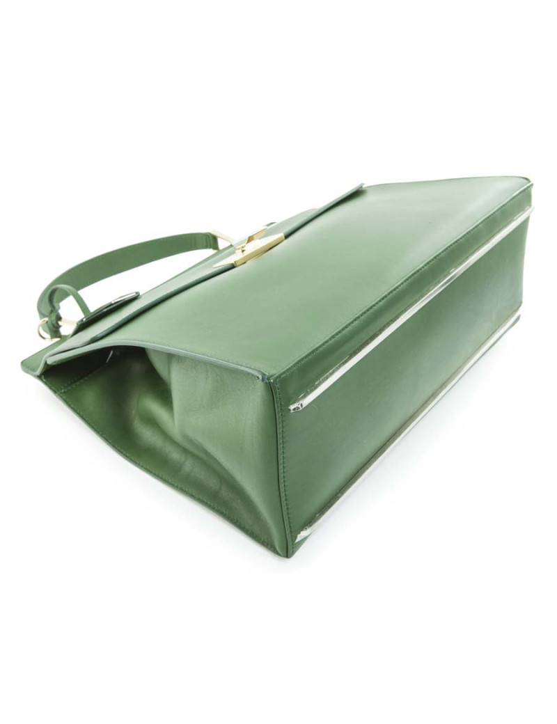 Sac BALENCIAGA cuir lisse vert