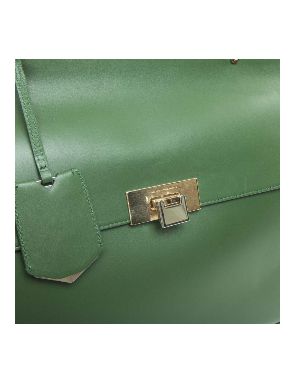 Sac BALENCIAGA cuir lisse vert