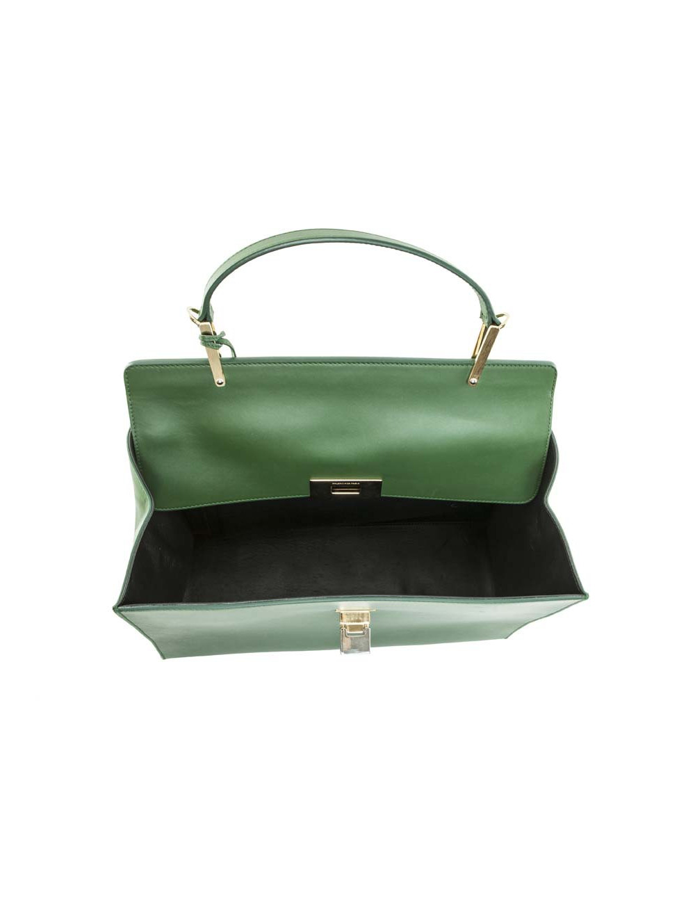 Sac BALENCIAGA cuir lisse vert
