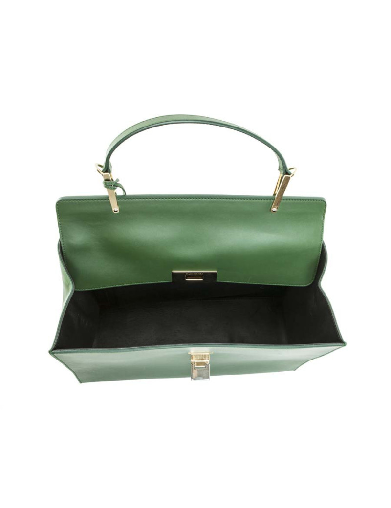 Sac BALENCIAGA cuir lisse vert