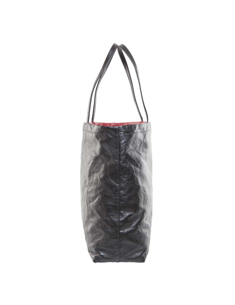 Sac cabas PRADA cuir bicolore