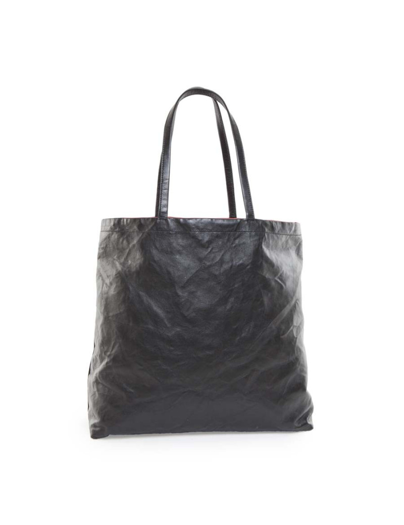 Sac cabas PRADA cuir bicolore